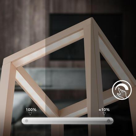 BRILONER Laer stolní lampa - 1,8W, 50lm, bezdrátová, LED, stmívatelné, dotykový vypínač, CCT, béžová 7579011