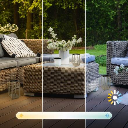 BRILONER Laer stolní lampa - 1,8W, 50lm, bezdrátová, LED, stmívatelné, dotykový vypínač, CCT, černá 7579015