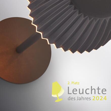 BRILONER Riffle Nano stolní lampička - 1,5W, 130lm, nabíjecí, LED, stmívatelné, dotykový vypínač, German design Award Winner 2025, antracit 7581015