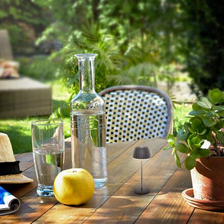 BRILONER Riffle Nano stolní lampička - 1,5W, 130lm, nabíjecí, LED, stmívatelné, dotykový vypínač, German design Award Winner 2025, antracit 7581015