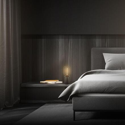 BRILONER Rist stolní lampička - s vypínačem, drátěné pletivo, E27 patice, černá 7583015