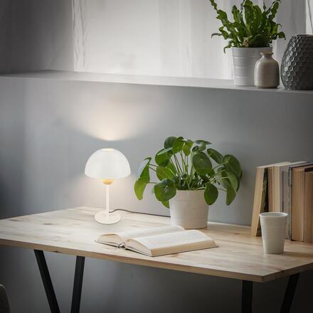 BRILONER Gryde na noční stolek - s vypínačem, E14 patice, max. 25W, kávová / světlešedá 7591011