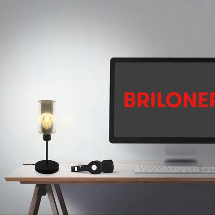 BRILONER Stolní lampa, 39,5 cm, 1x E27, max. 10W, černá 7618015