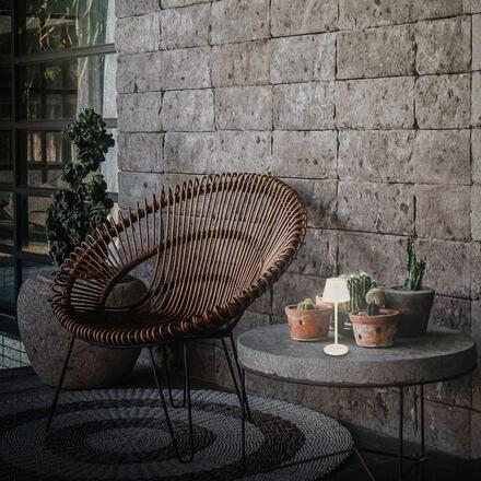 BRILONER Kiki Nano stolní lampička - 1,5W, 130lm, nabíjecí, LED, stmívatelné, teplá bílá, bílá 7653016