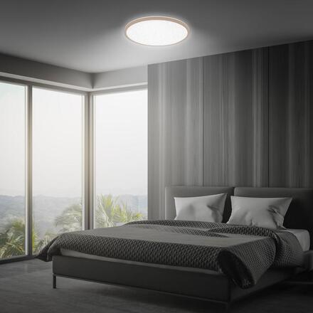 BRILONER Slim svítidlo LED panel pr.37,5 cm - 22W, 3000lm, hvězdné nebe, neutrální bílá, béžová 7654011