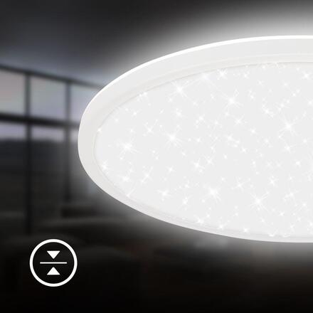 BRILONER Slim svítidlo LED panel pr.37,5 cm - 22W, 3000lm, hvězdné nebe, neutrální bílá, bílé 7654016