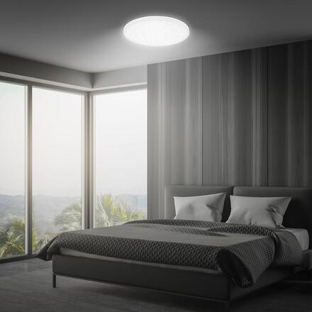 BRILONER Slim svítidlo LED panel pr.37,5 cm - 22W, 3000lm, hvězdné nebe, neutrální bílá, bílé 7654016