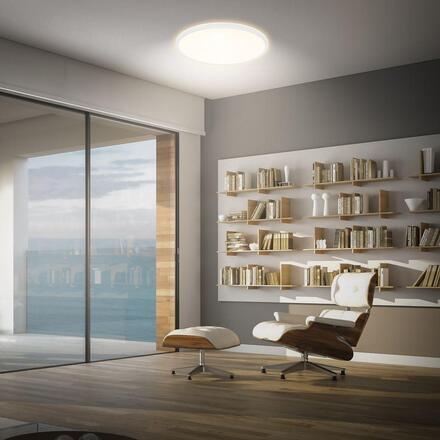 BRILONER Slim svítidlo LED panel pr.37,5 cm - 22W, 3000lm, dálkový ovladač, stmívatelné, bílé 7655016