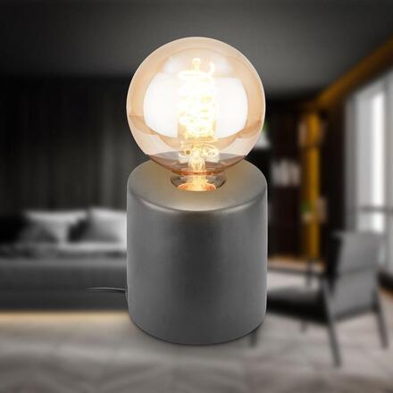 BRILONER Tubo stolní lampička - s vypínačem, E27 patice, max. 10W, antracit 7658015