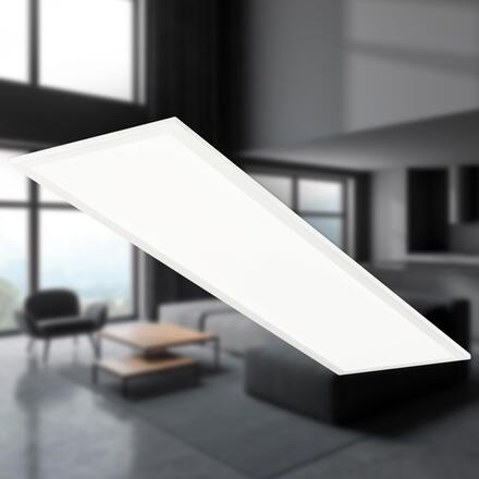 BRILONER Simple svítidlo LED panel 100x25 cm - 22W, 2300lm, neutrální bílá, IP44, bílé 7667016