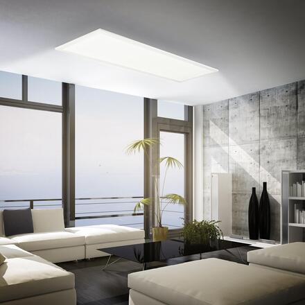BRILONER Simple svítidlo LED panel 100x25 cm - 22W, 2300lm, neutrální bílá, IP44, bílé 7667016