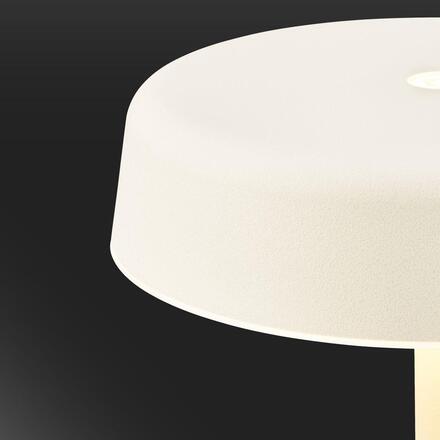 BRILONER Pala stolní lampička - 2W, 200lm, bezdrátová, LED, dotykový vypínač, stmívatelné, bílá 7668016