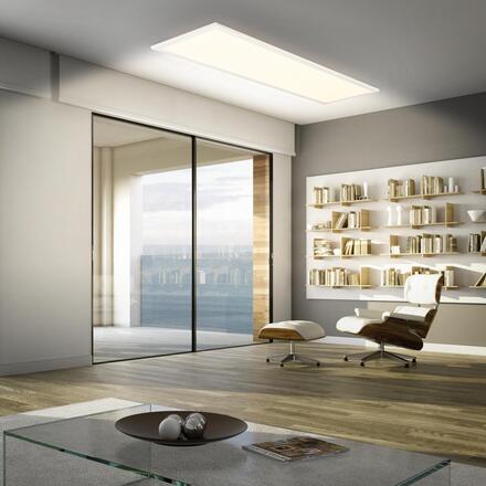BRILONER Piatto svítidlo LED panel 100x25 cm - 24W, 2600lm, stmívatelné, dálkový ovladač, CCT, bílé 7767016