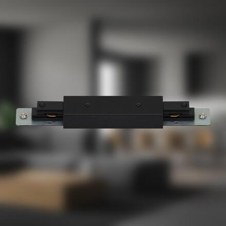 BRILONER Napájení lištový systém 230V – vysokonapěťový, 1-fázový, přisazený, černá 8002005