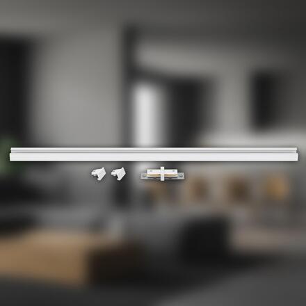 BRILONER 1fázový vysokonapěťový systém kolejnice – 230V, kov, 75 cm, přisazená, bílá 8003006