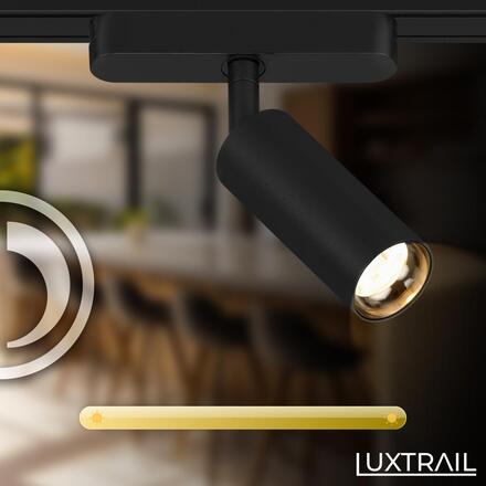 BRILONER Luxtrail lištový systém, prodlužovací sada, 2x LED spoty, černá 8026025