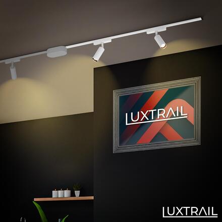BRILONER Luxtrail lištový systém, prodlužovací sada, 2x LED spoty, bílá 8026026