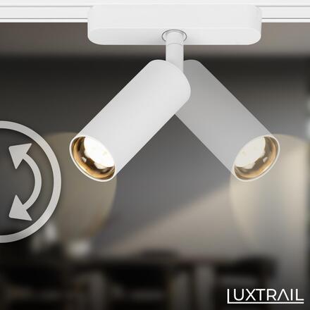 BRILONER Luxtrail lištový systém, prodlužovací sada, 2x LED spoty, bílá 8026026