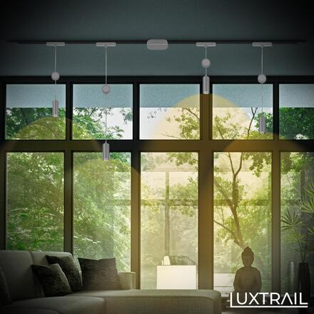 BRILONER 1fázový nízkonapěťový systém kolejnice 48V, kov, 100 cm, přisazený, černá 8028005