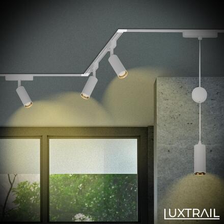 BRILONER Rohová spojka lištový systém 48V DC 90 st., nízkonapěťový, 1-fázový, přisazený, bílé 8029006