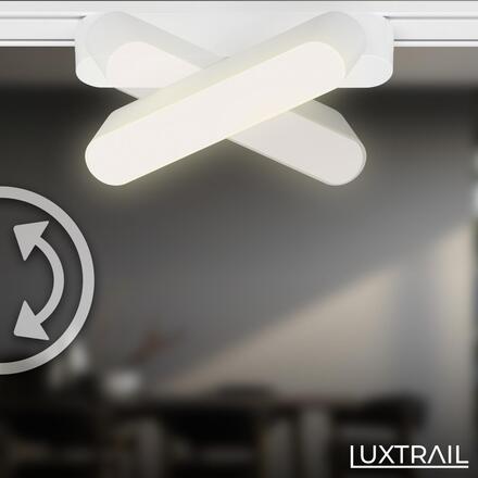 BRILONER LUXTRAIL lištový systém 48V, LED Tracklight, 5,5W, 720lm, nastavitelné, bílé 8030016