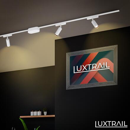 BRILONER LUXTRAIL lištový systém 48V, LED spot, 5W, 450lm, nastavitelné, bílé 8031016