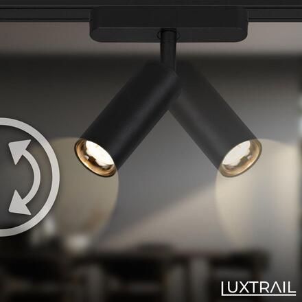 BRILONER Luxtrail lištový systém, kompletní sada, 6x LED spoty, černá 8033065