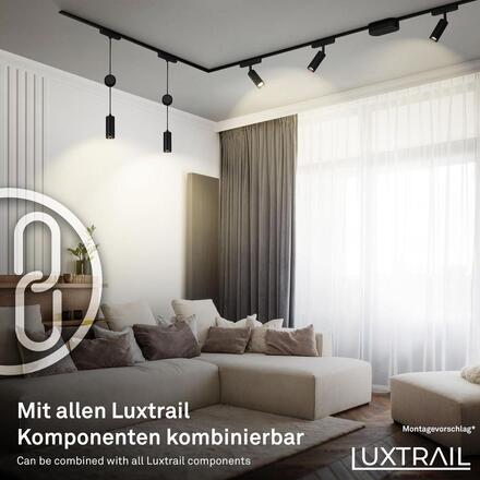 BRILONER Luxtrail lištový systém, kompletní sada, 6x LED spoty, černá 8033065