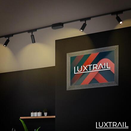 BRILONER Luxtrail lištový systém, kompletní sada, 6x LED spoty, do L, černá 8034065