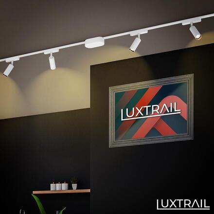 BRILONER Luxtrail lištový systém, kompletní sada, 6x LED spoty, do L, bílá 8034066