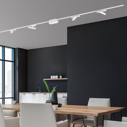 BRILONER Luxtrail lištový systém, kompletní sada, 4x LED svítidlo, bílé 8040046