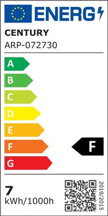 CENTURY LED HRUŠKA ARIA PLUS 7W E27 3000K 648Lm 270d 60x109mm IP20 CEN ARP-072730