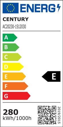 CENTURY LED pásek ACCENTO 230V 15W/m STRIP 120Led 20m 3000K IP65