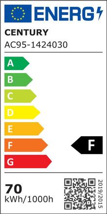 CENTURY LED pásek ACCENTO PRO 24V DC 14W/m STRIP CRI93 240Led/m 5m 3000K IP20