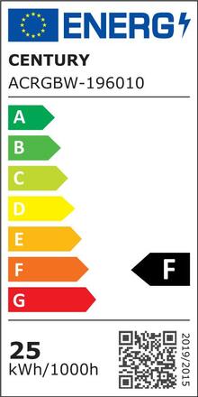 CENTURY LED pásek ACCENTO PRO 19.2W 60 led/m 96W RGB+4000K 2500Lm Ra80 120d IP20 24VDC CEN ACRGBW-196010