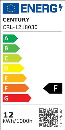 CENTURY LED CIRCOLINA 180x25mm 12W 3000K 980Lm IP20 CEN CRL-1218030