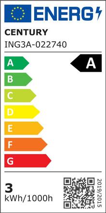 CENTURY LED FILAMENT HRUŠKA INCANTO 2,2W E27 4000K 360d