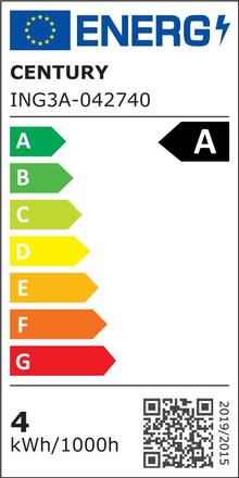 CENTURY LED FILAMENT HRUŠKA INCANTO 3,8W E27 4000K 360d