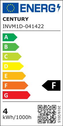 CENTURY LED FILAMENT SVÍČKA EPOCA 4W E14 2200K 320Lm 360d DIMM 35x97mm IP20 CEN INVM1D-041422
