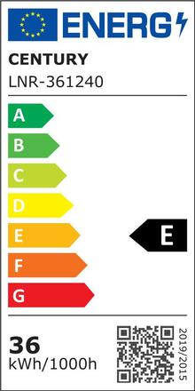 CENTURY LED zapuštěné svítidlo LINEA-R 1200 mm 36W 4000K IP20