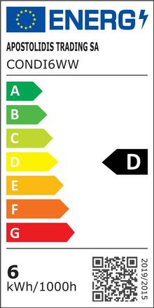 ACA Lighting LED FILAMENT E27 ST64 6W 2700K 230V 820lm RA80 CONDI6WW