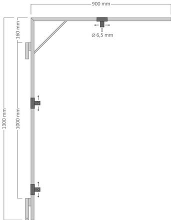 DecoLED LED světelná vločka na VO, pr. 100 cm, teple bílá