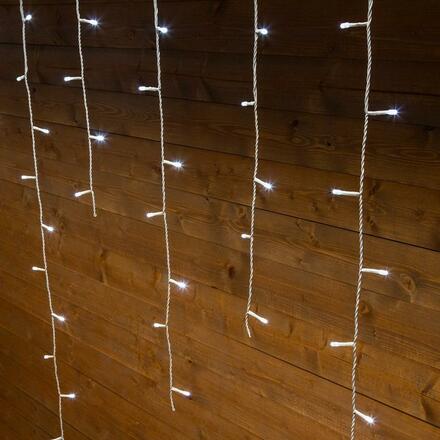 XmasKing LED krápník 30,08x0,6m 720 LED, 24V, 8 programů, venkovní, studená bílá rampouchy