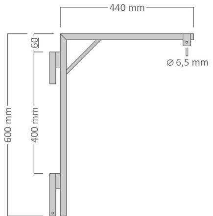 DecoLED LED světelná hvězda na VO,pr.40cm, ledově bílá