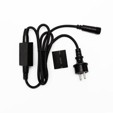 DecoLED LED světelná vločka VIII, na sloupy VO 3D tisk, pr. 67 cm, FLASH, teple bílá, IP67