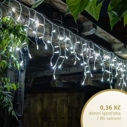 DecoLED LED vánoční světelné krápníky - 3m, ledově bílá ILNX0305