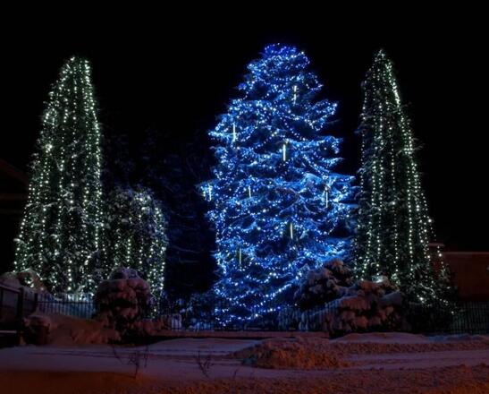 DecoLED LED světelný řetěz s MEGA LED, 100 m, 400 teple bílých diod