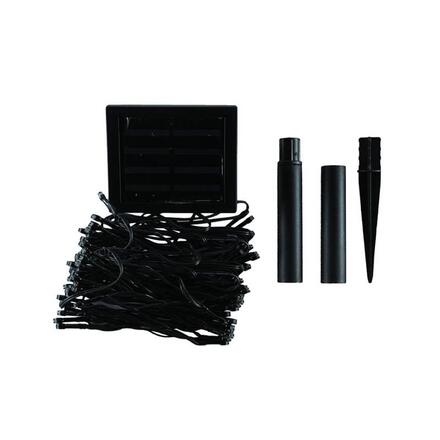 DecoLED Venkovní řetěz SOLAR 10 m, ledově bílá, 100 diod