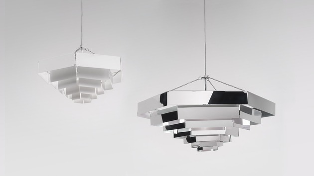 Artemide závěsné svítidlo Lampada Esagonale 52 E27 max 12W