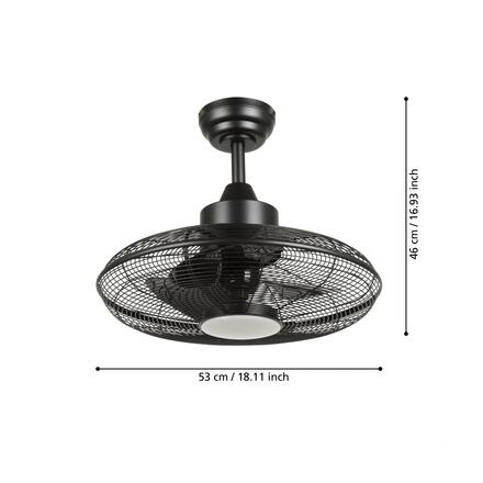 EGLO Ventilátor se svítidlem IGELDO EGLO 35133